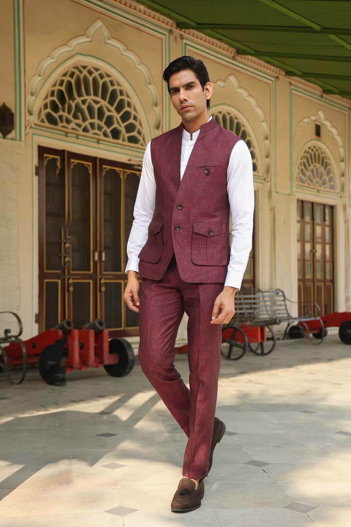 Wine Half Neck Bandi Set