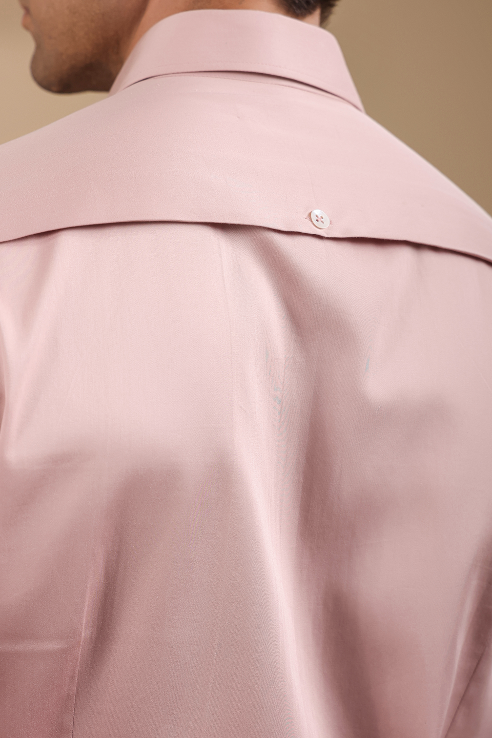 Mauve Full Sleeves Patch Pocket Shirt