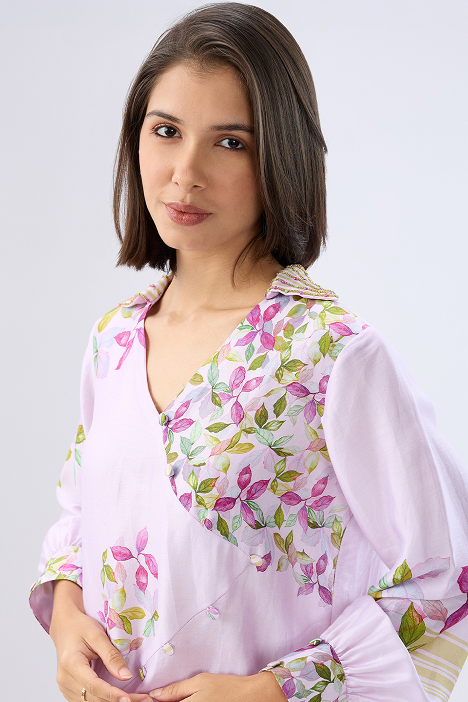 Pink Periwinkle Floral Co-ord Set