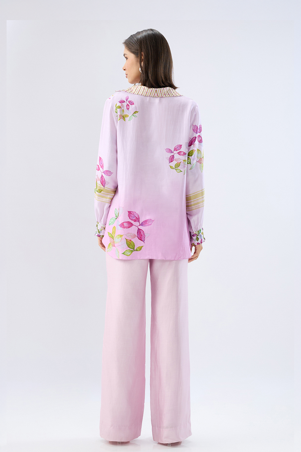 Pink Periwinkle Floral Co-ord Set