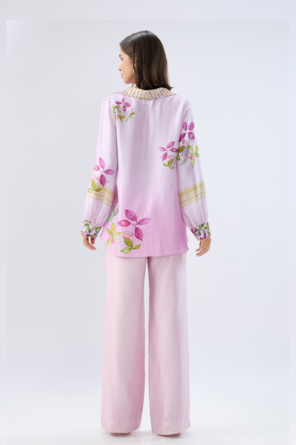 Pink Periwinkle Floral Co-ord Set