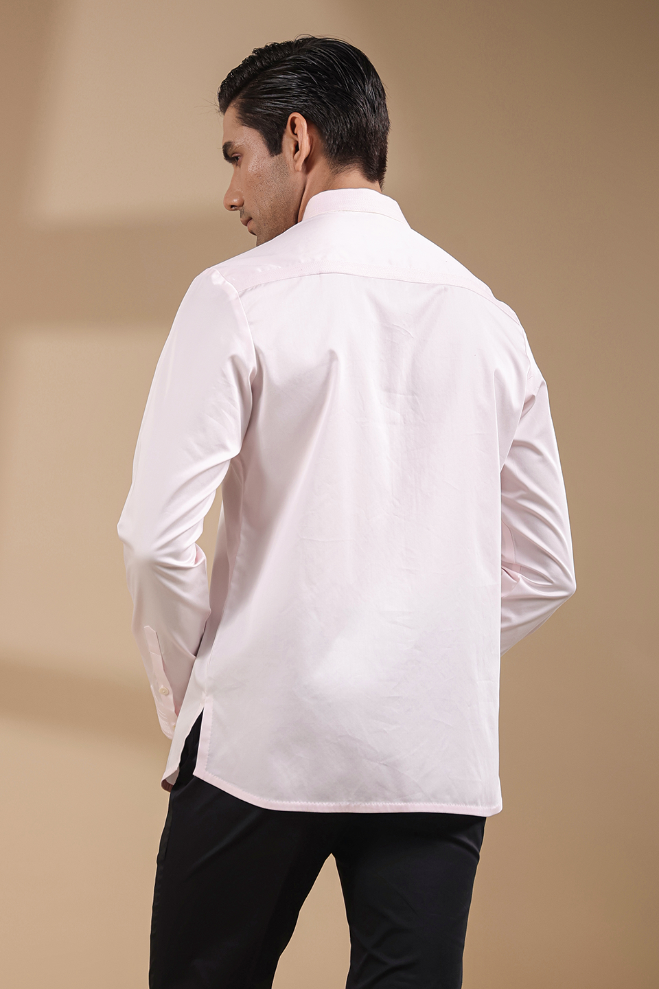 Pink Threadwork Signature Kurta Shirt