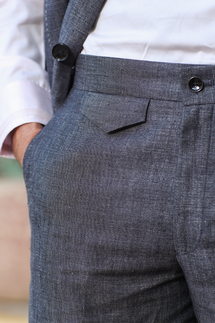 Grey Threadwork Bandi Set