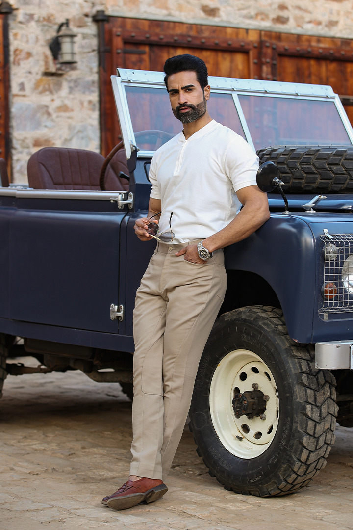 Beige Signature Breeches