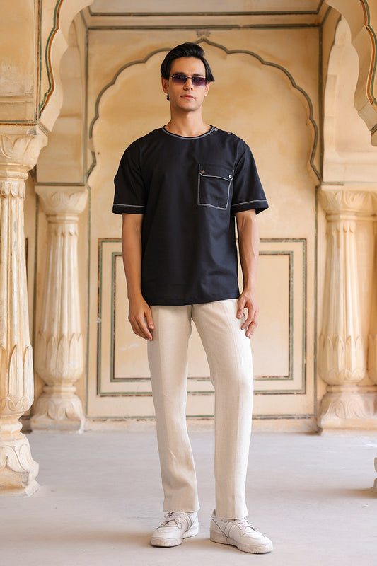 Black Crew Neck T-Shirt