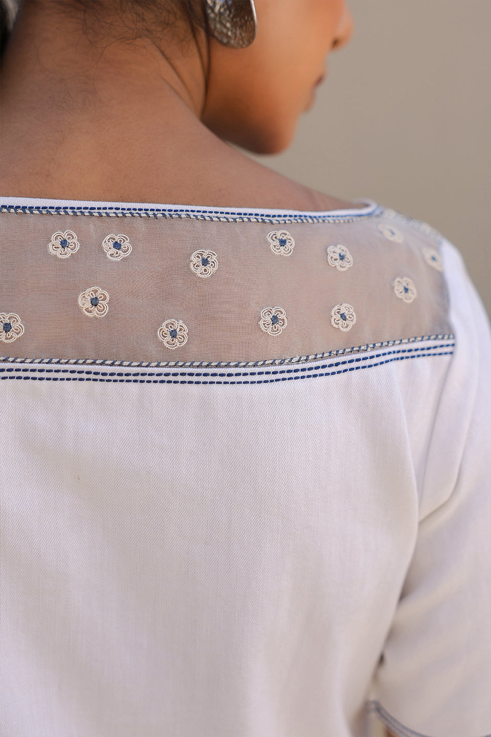 Azure Boat Neck Co-ord Set