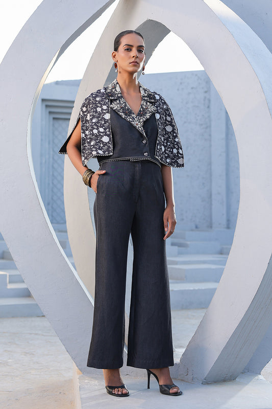 Azure Cape Style Co-ord Set