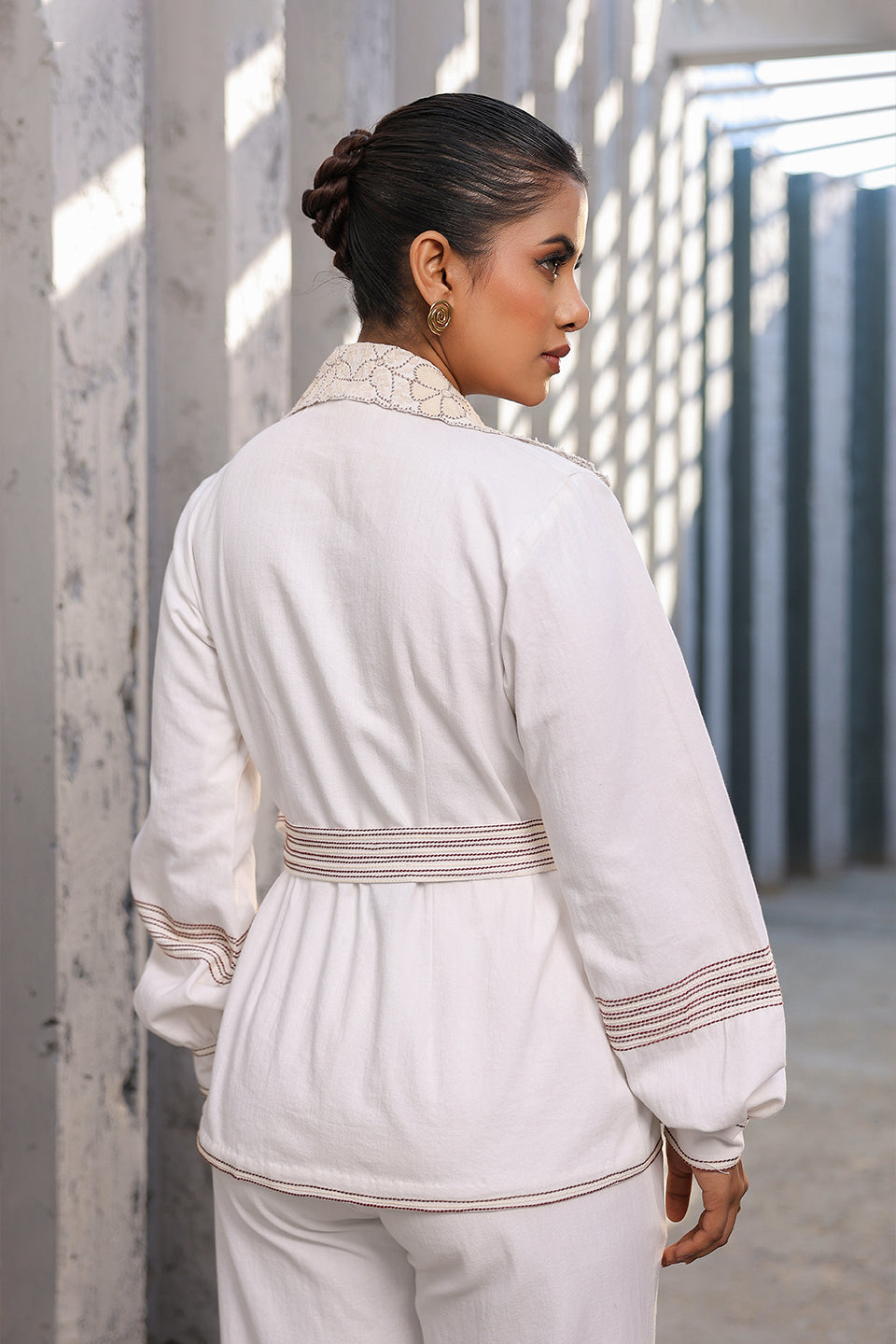 Azure Jacket Style Co-ord Set