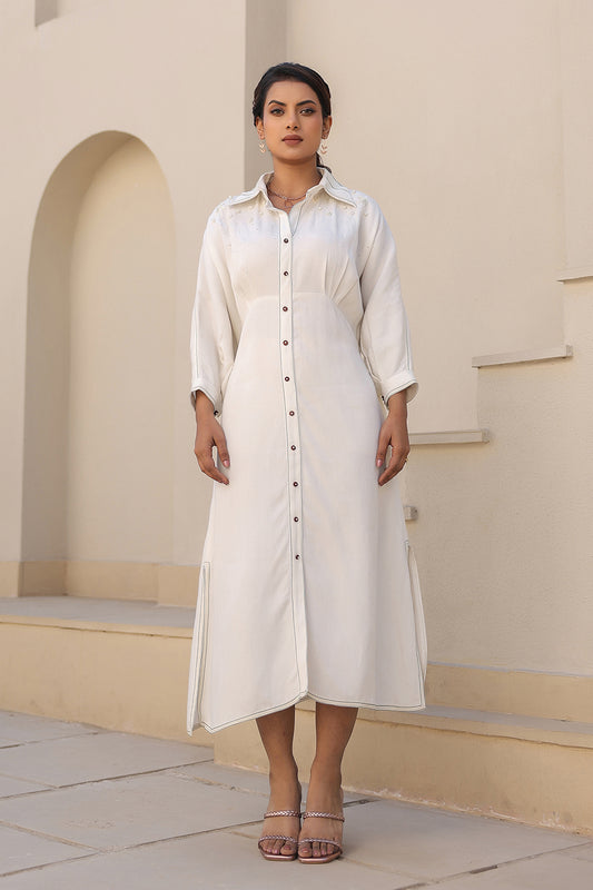 Azure Pearl Kaftan Dress
