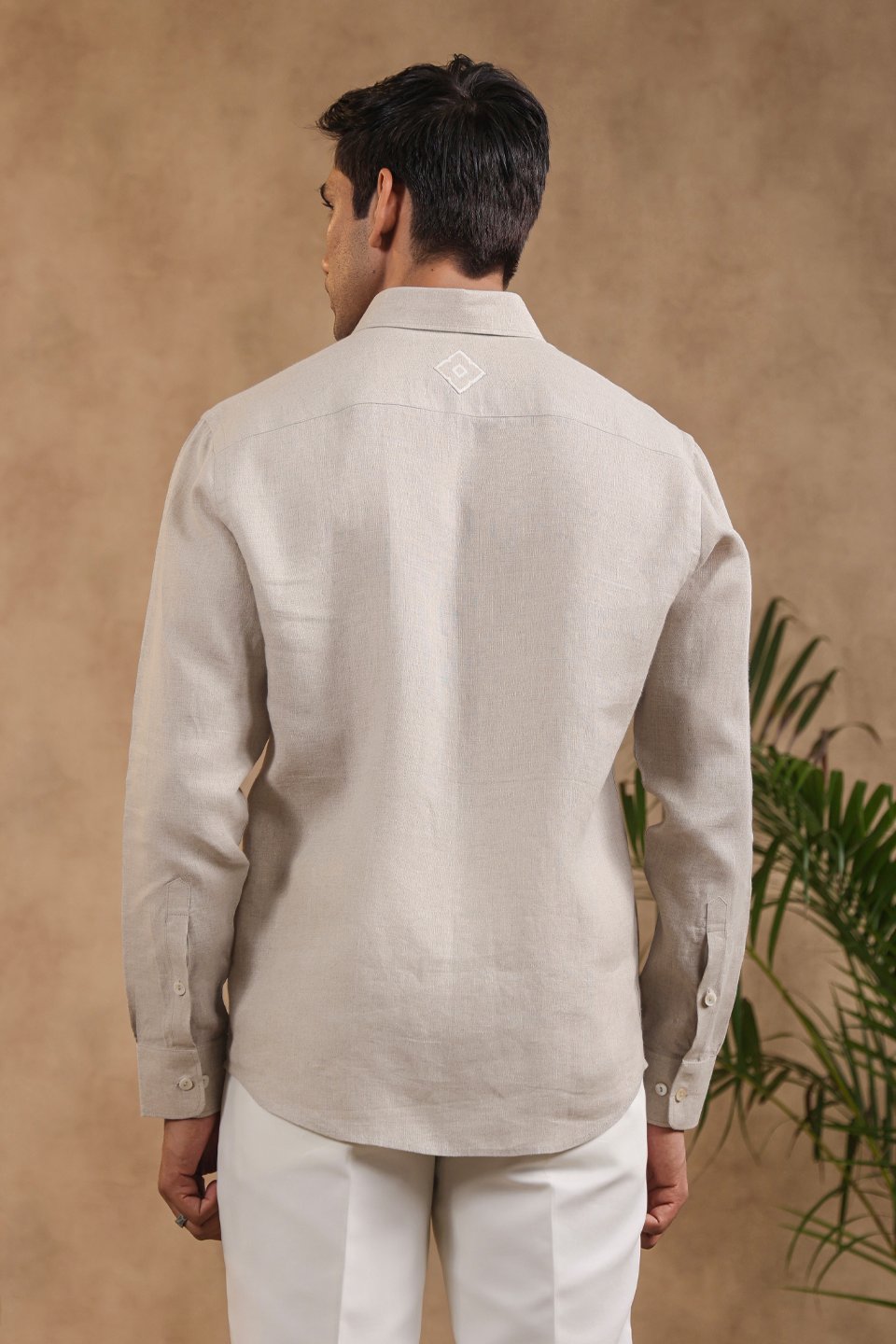 Full Sleeve Shirt With Vertical Moroccan Yokes