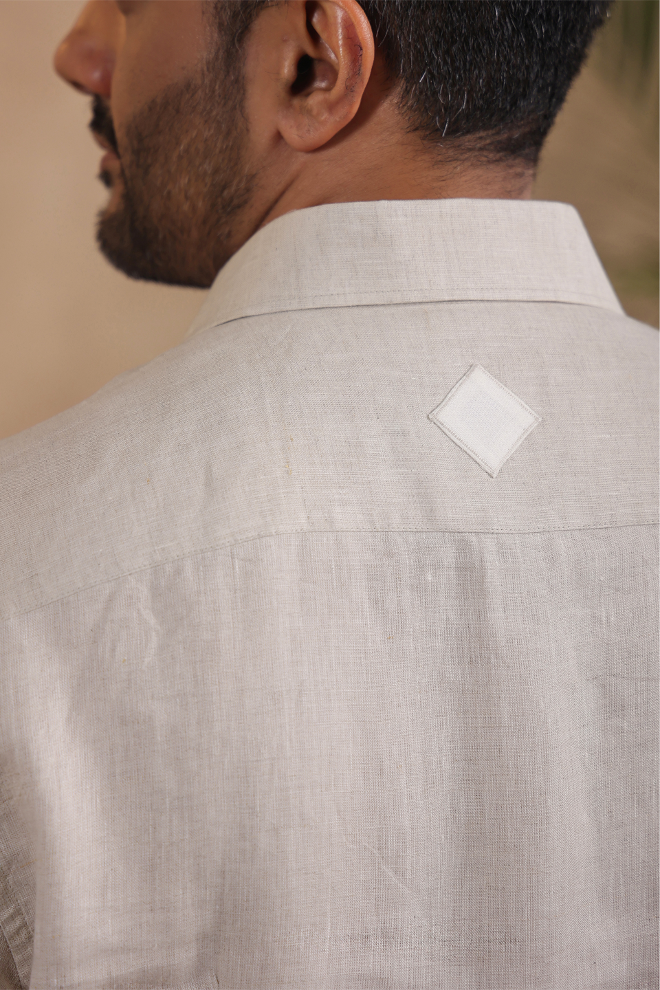 Full Sleeve Shirt With Checkered Striped Yokes