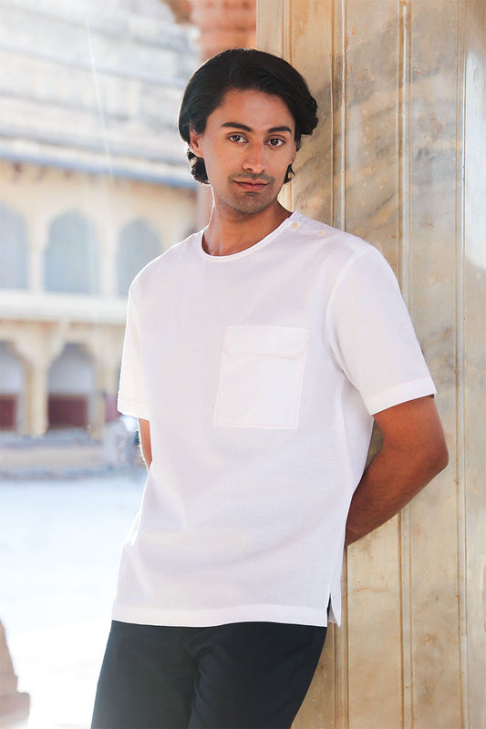 White Crew Neck T-Shirt