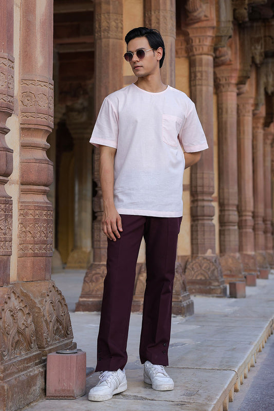 Pink Crew Neck T-Shirt