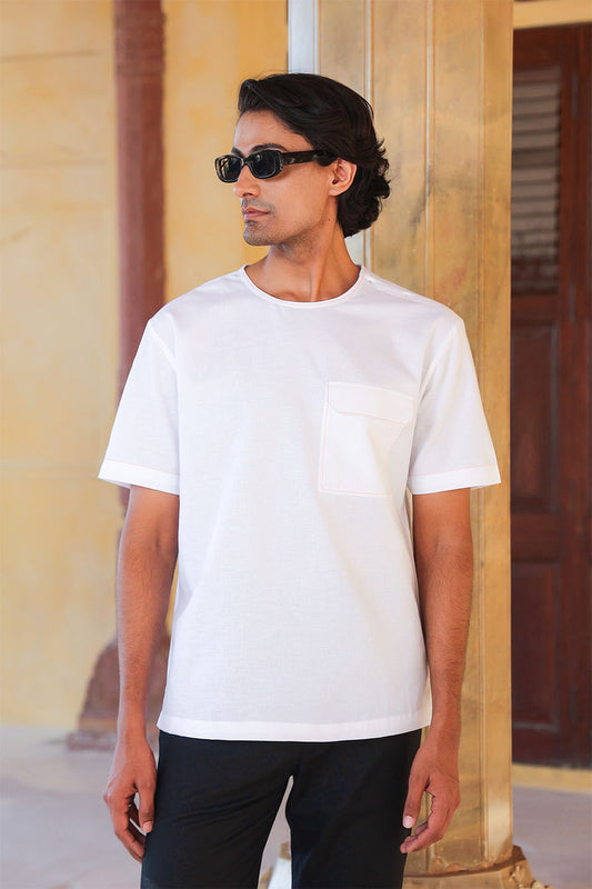 White Crew Neck T-Shirt