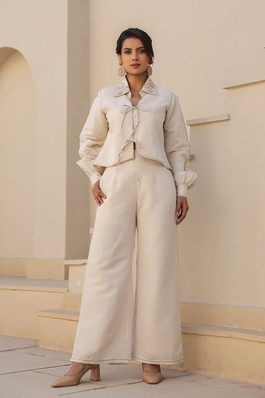 Azure Tie-Up Co-ord Set