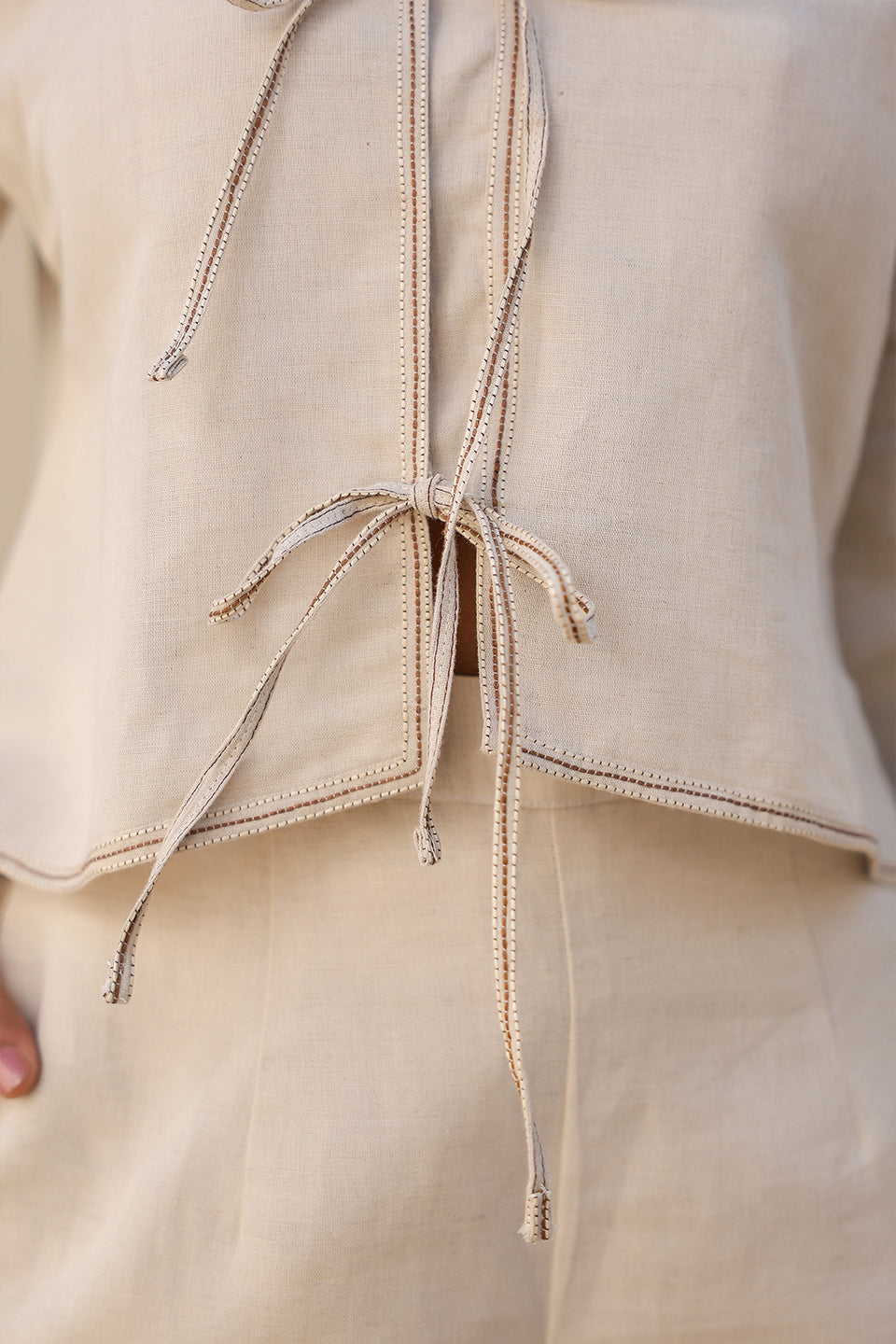 Azure Tie-Up Co-ord Set