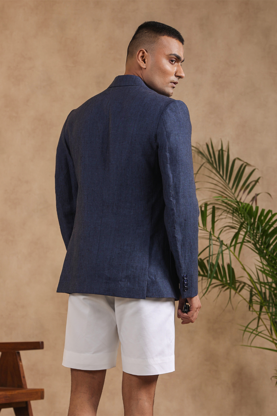 Blue Patch Pocket Half Lined Sports Blazer
