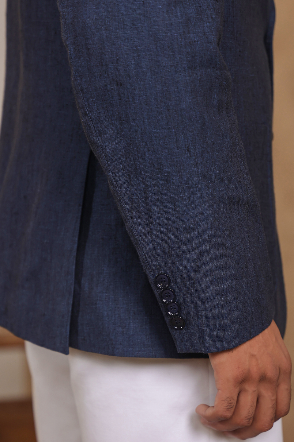 Blue Patch Pocket Half Lined Sports Blazer