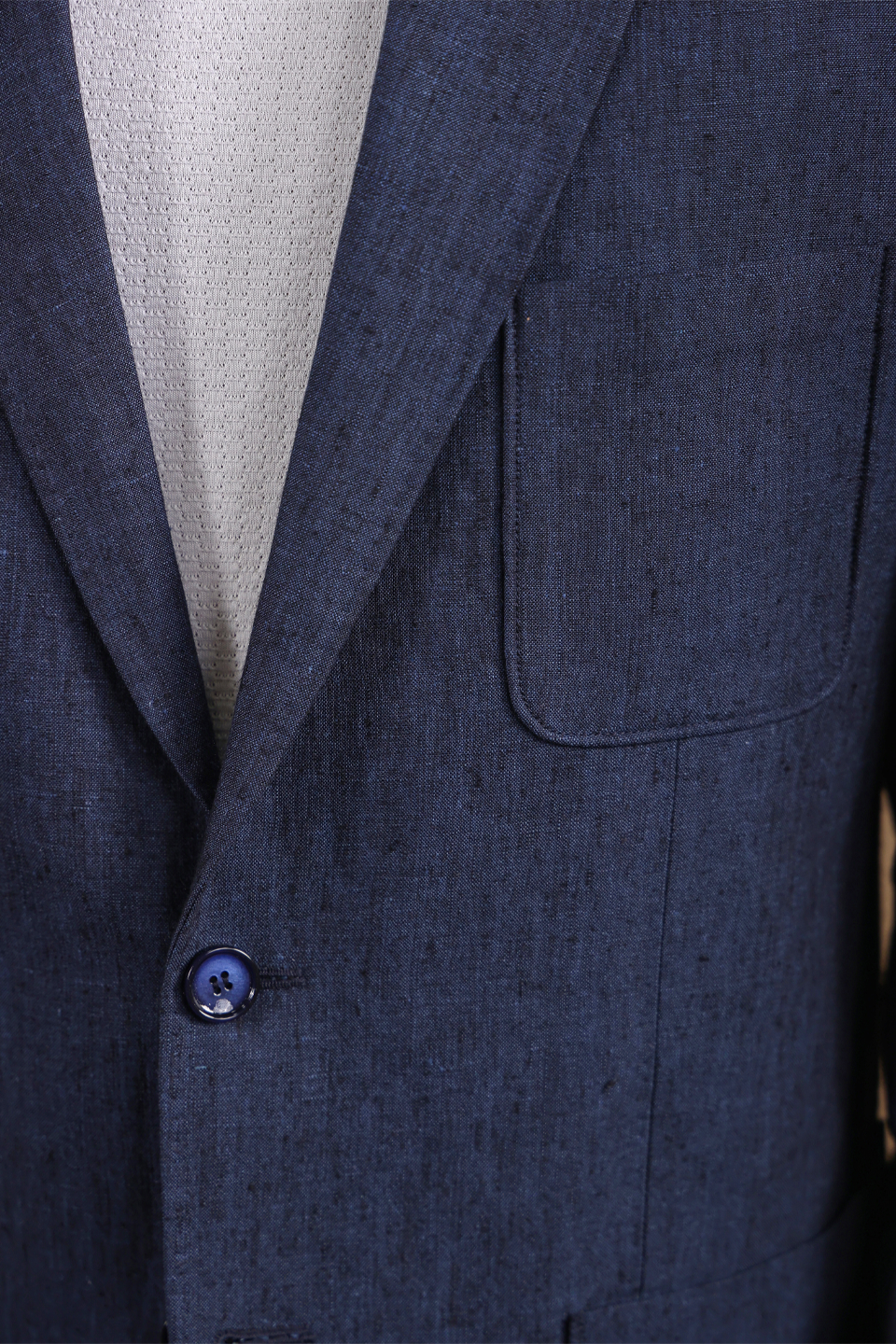 Blue Patch Pocket Half Lined Sports Blazer