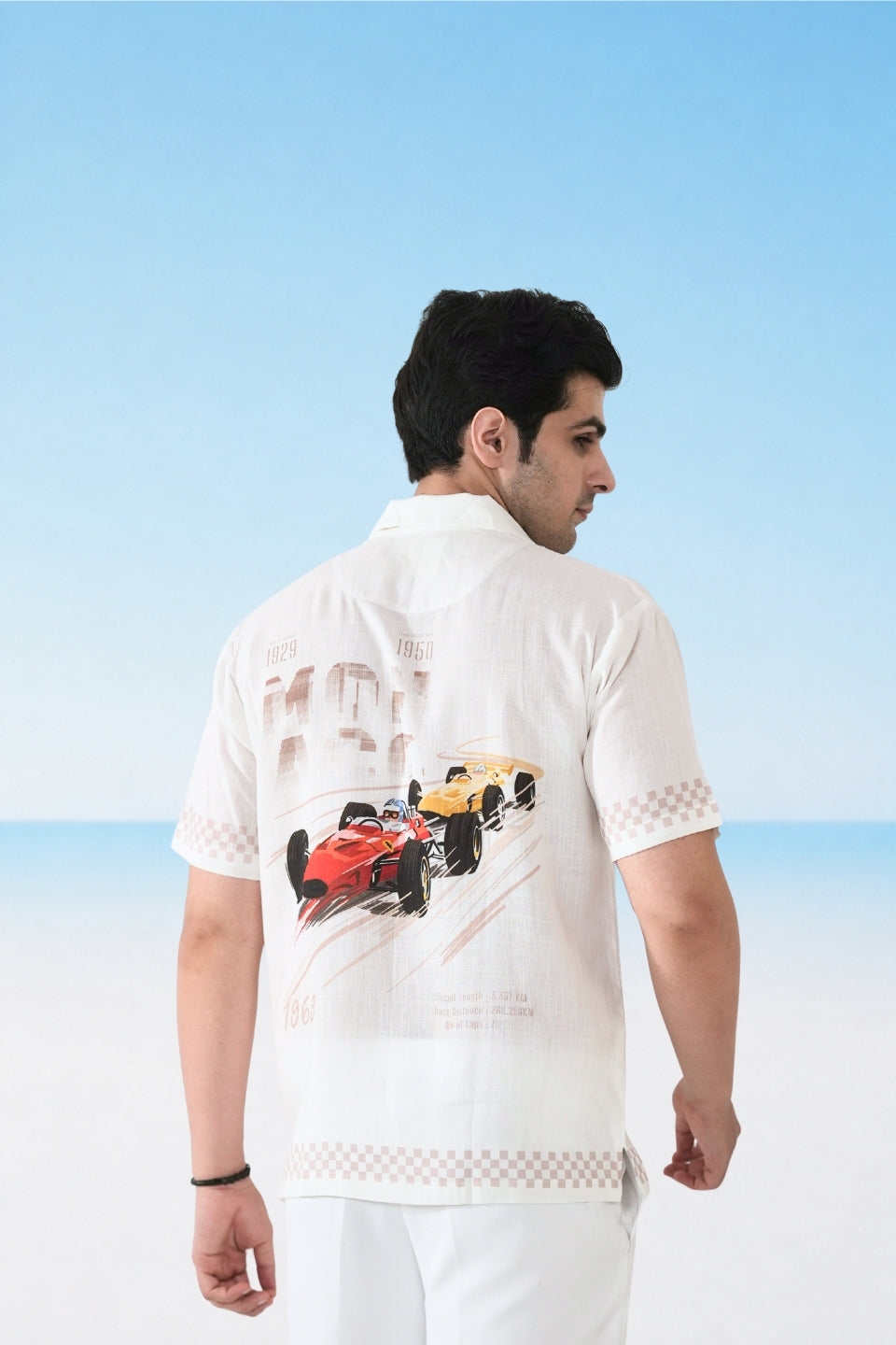 White Monaco Cuban Collar Shirt