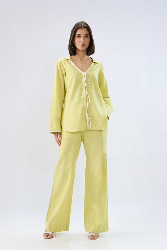 Green Tie-up co-ord set