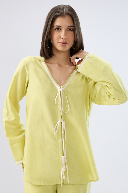 Green Tie-up co-ord set