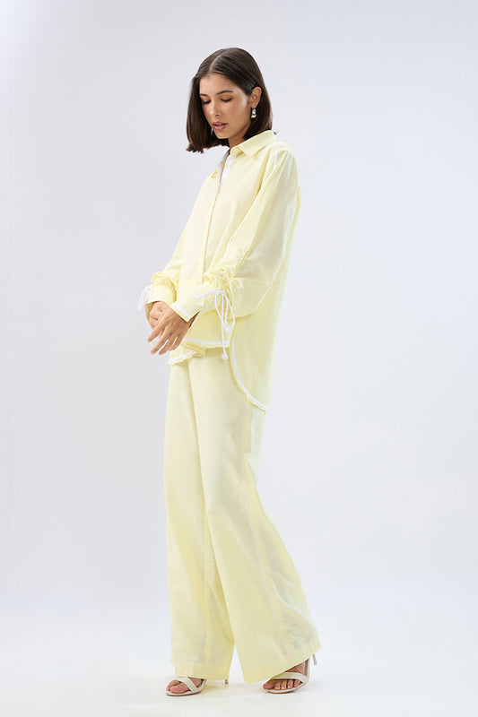 Yellow Shirt style co-ord set