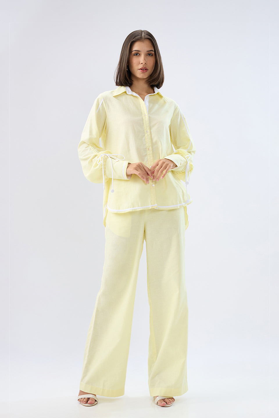 Yellow Shirt style co-ord set