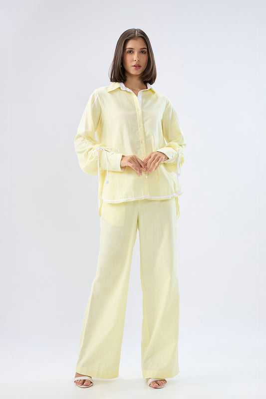 Yellow Shirt style co-ord set