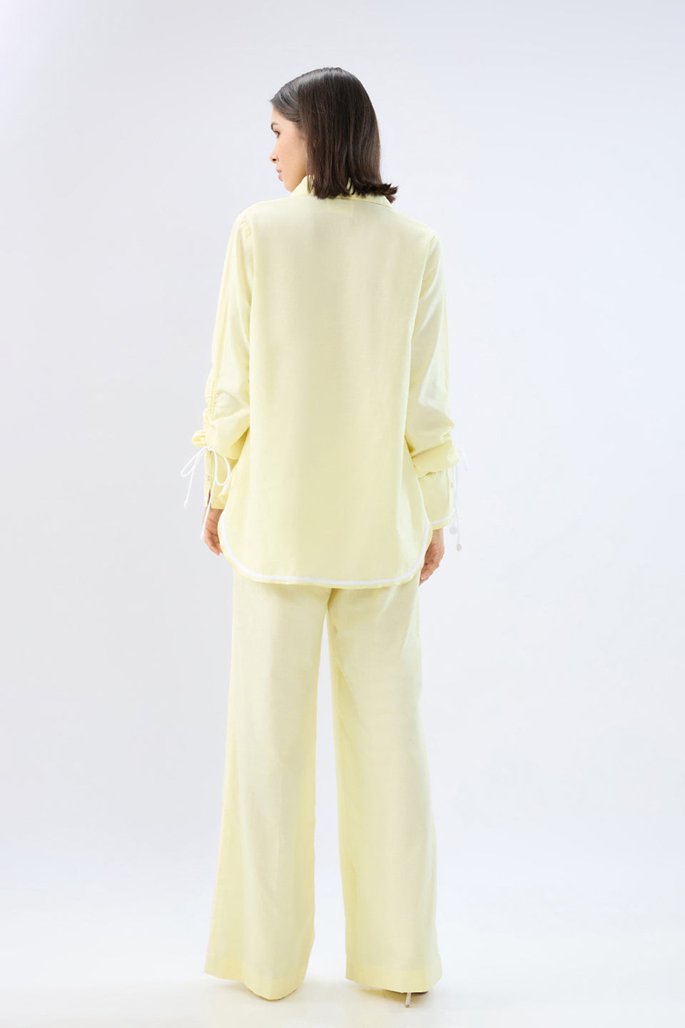 Yellow Shirt style co-ord set