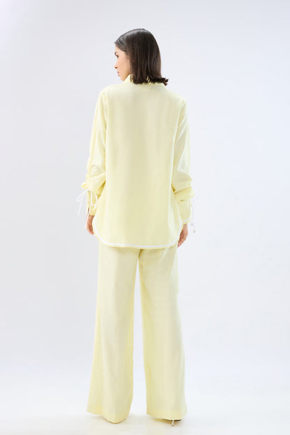 Yellow Shirt style co-ord set